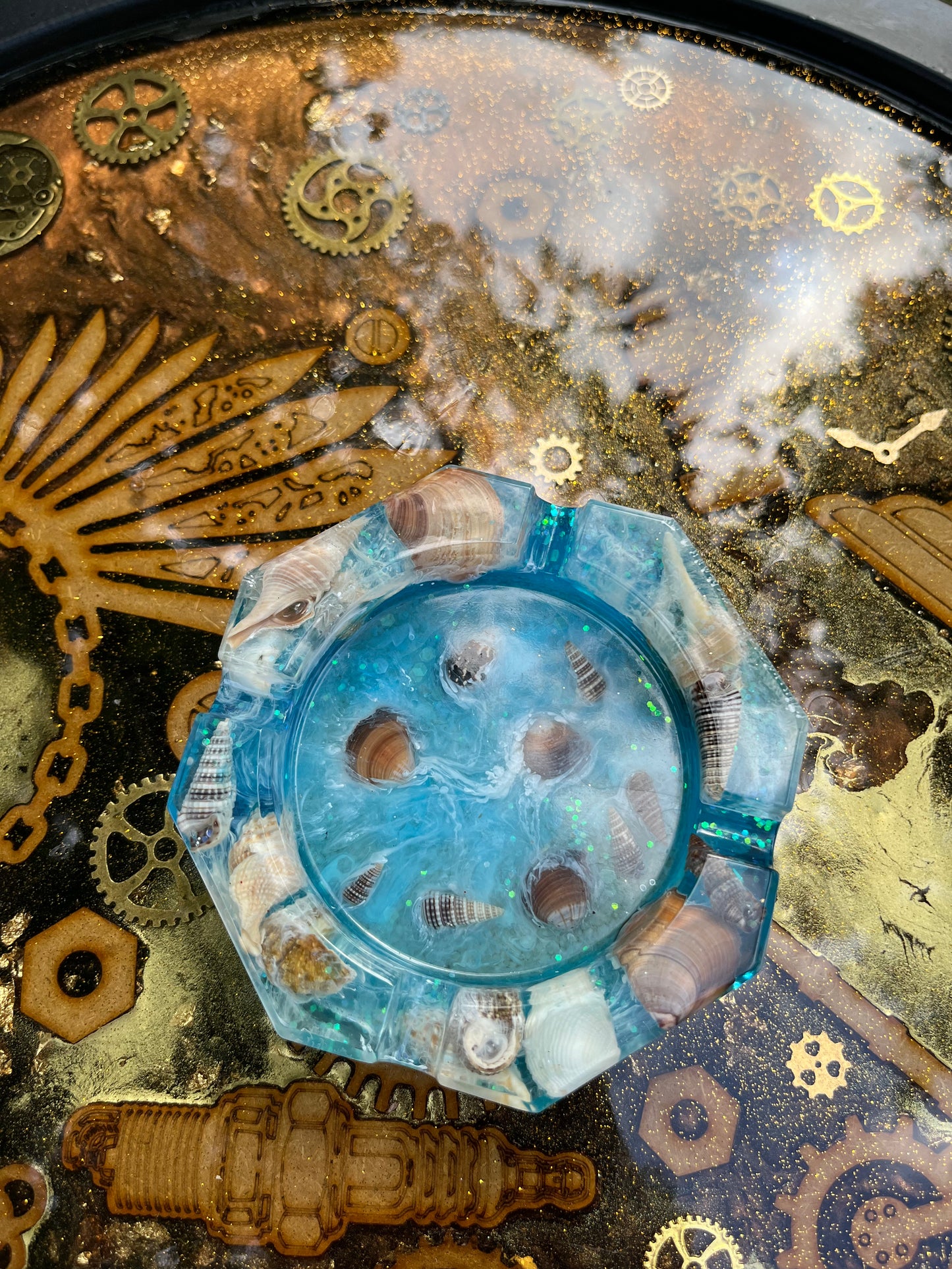 Cendrier résine epoxy