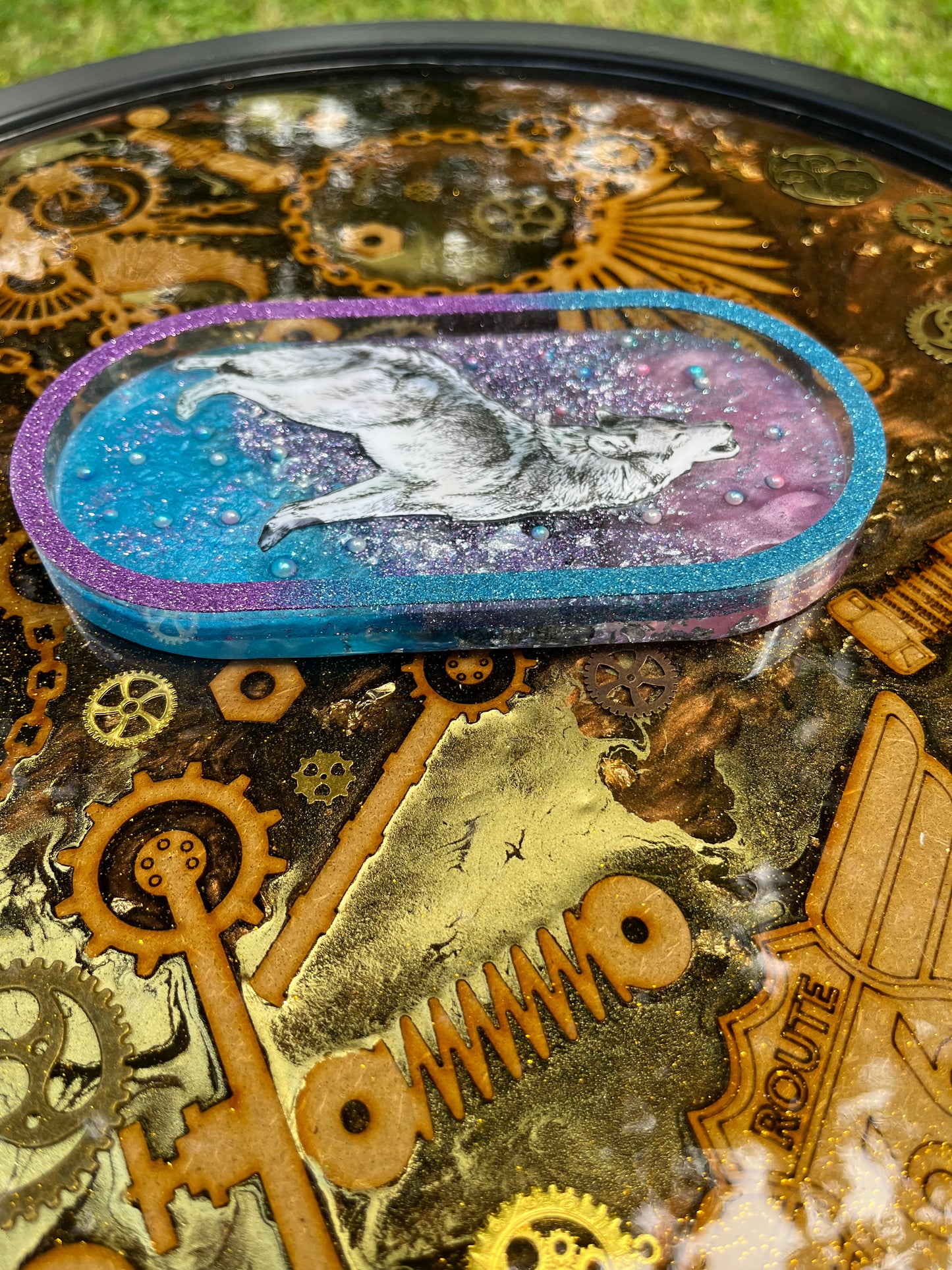 Vide poche résine epoxy