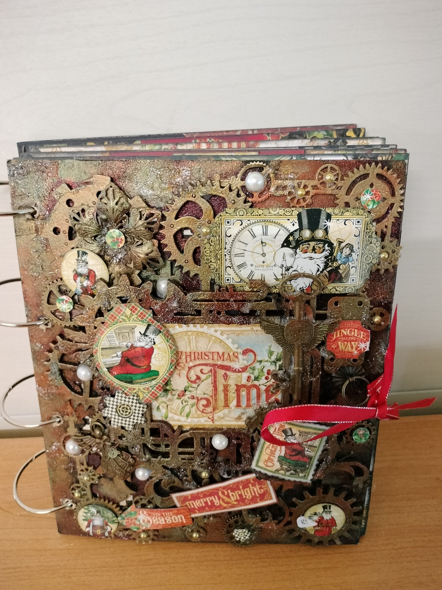 Album photos Noël steampunk