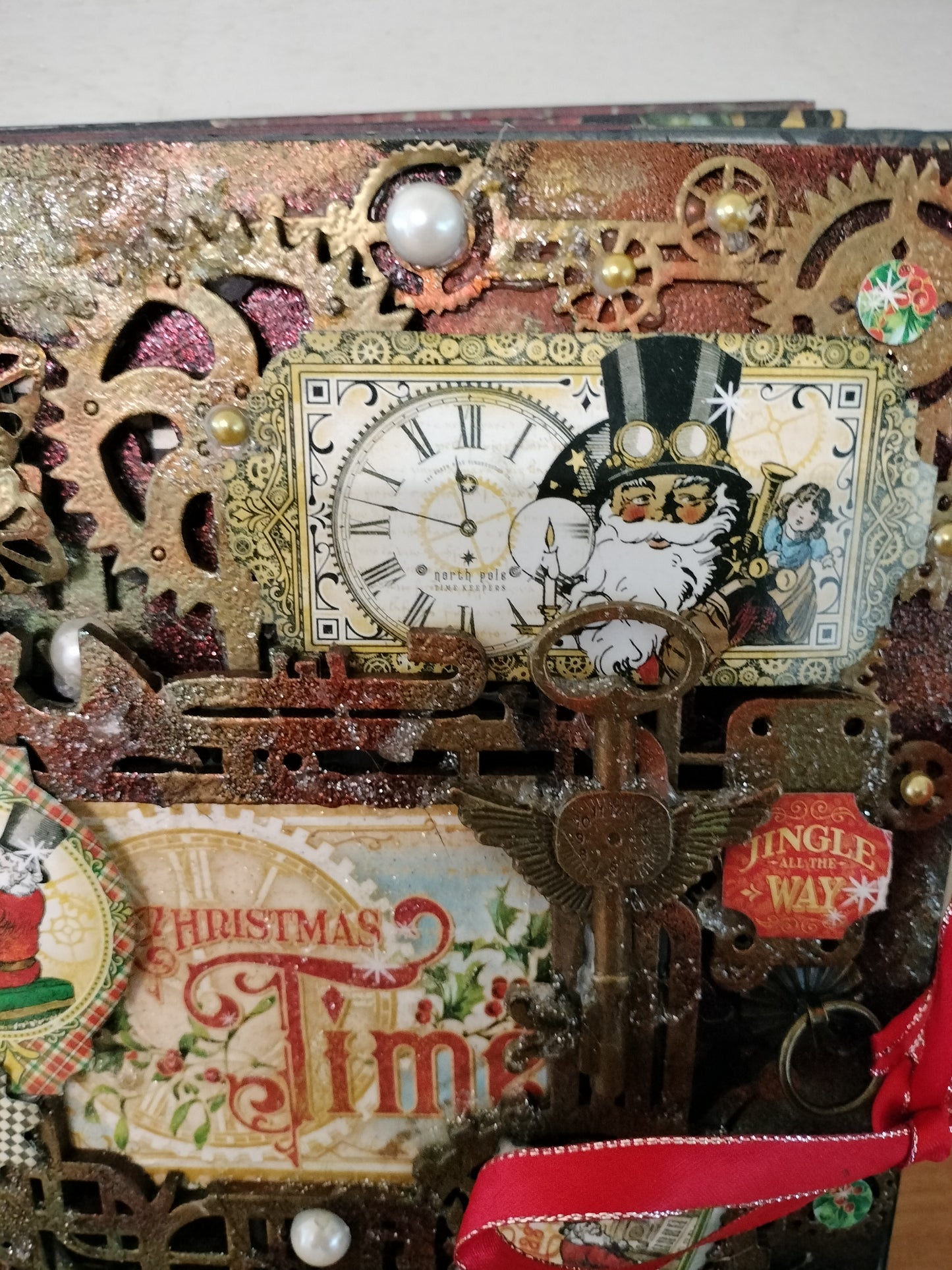 Album photos Noël steampunk