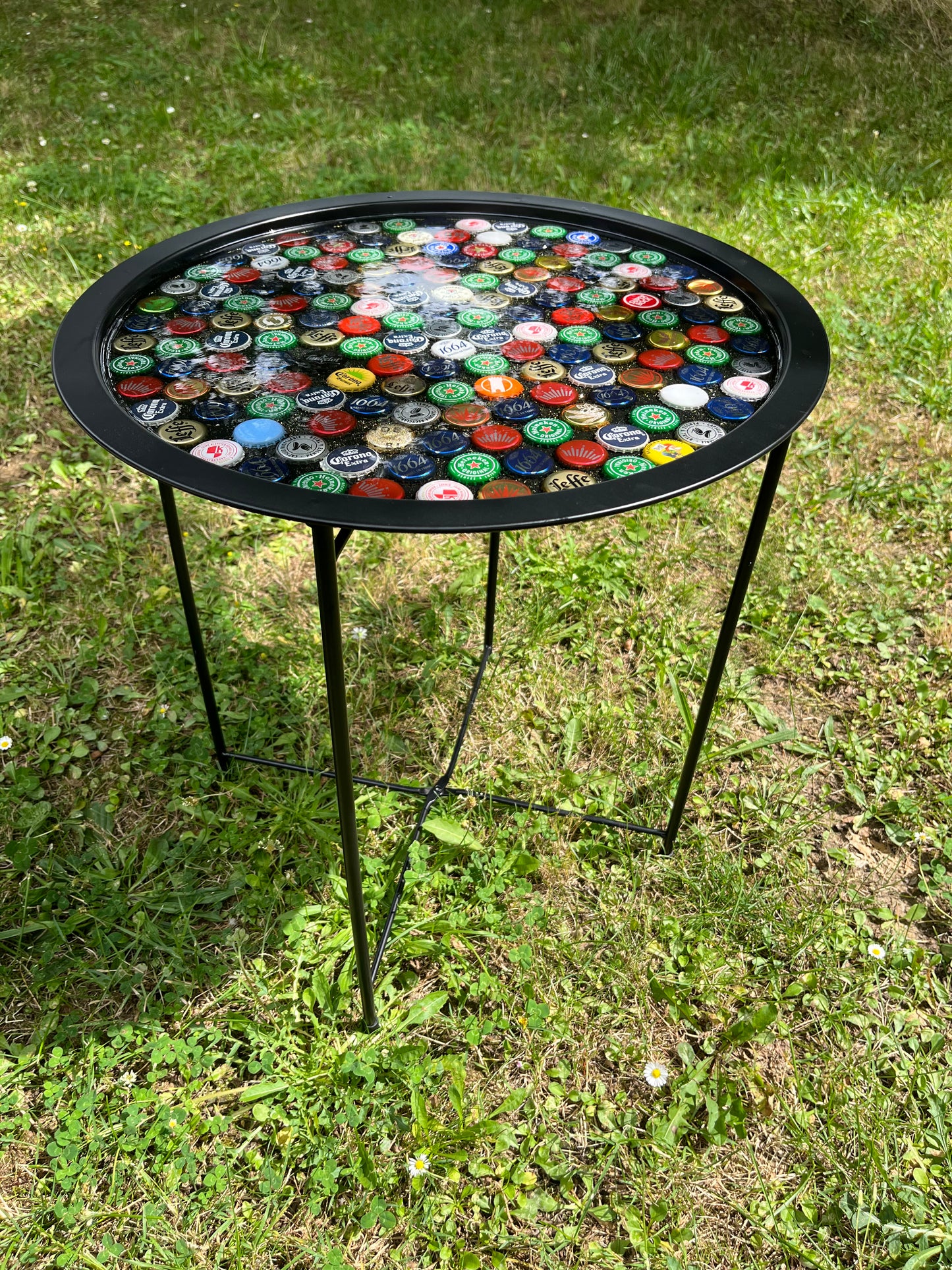 Table basse résine epoxy