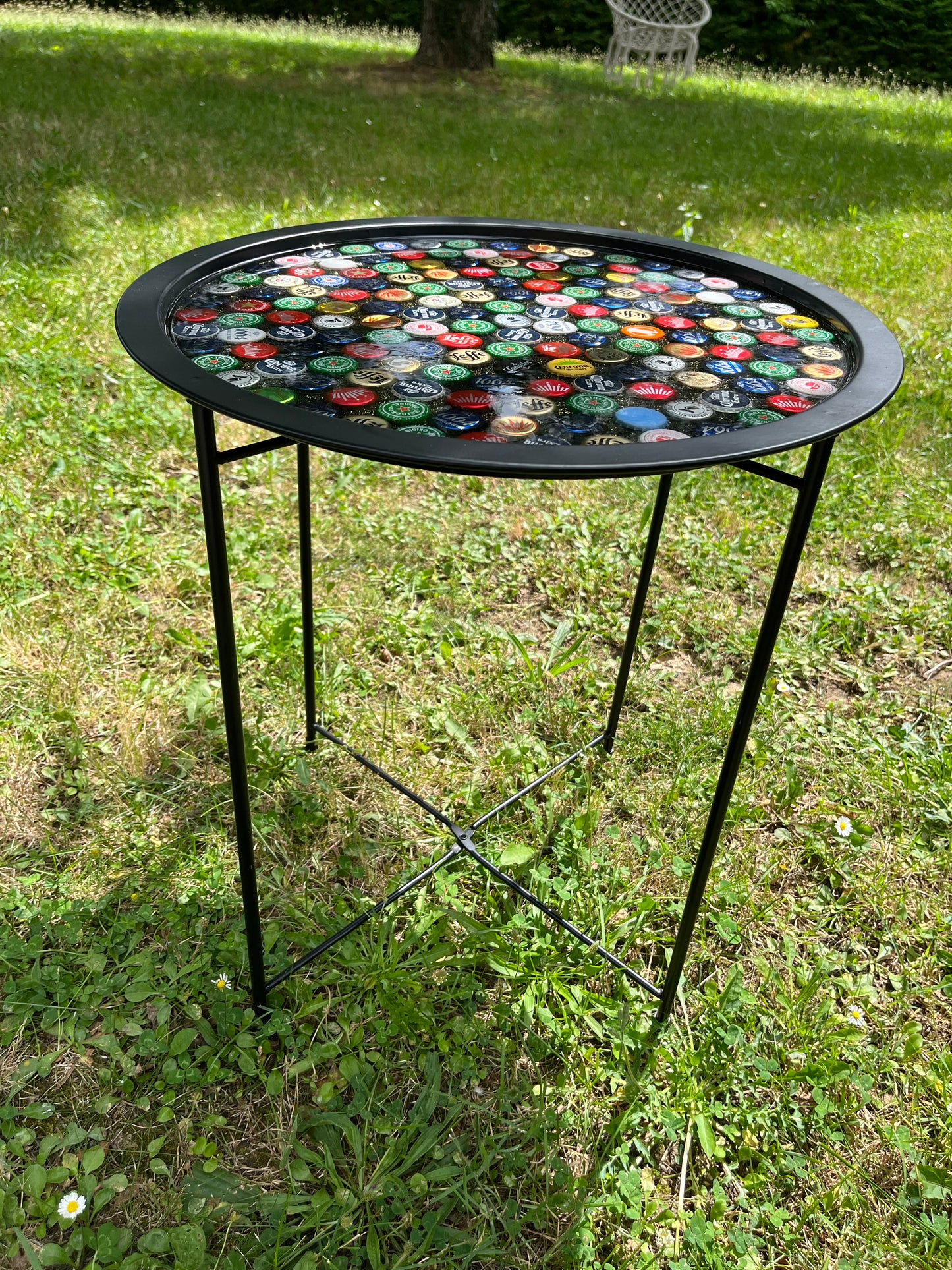 Table basse résine epoxy