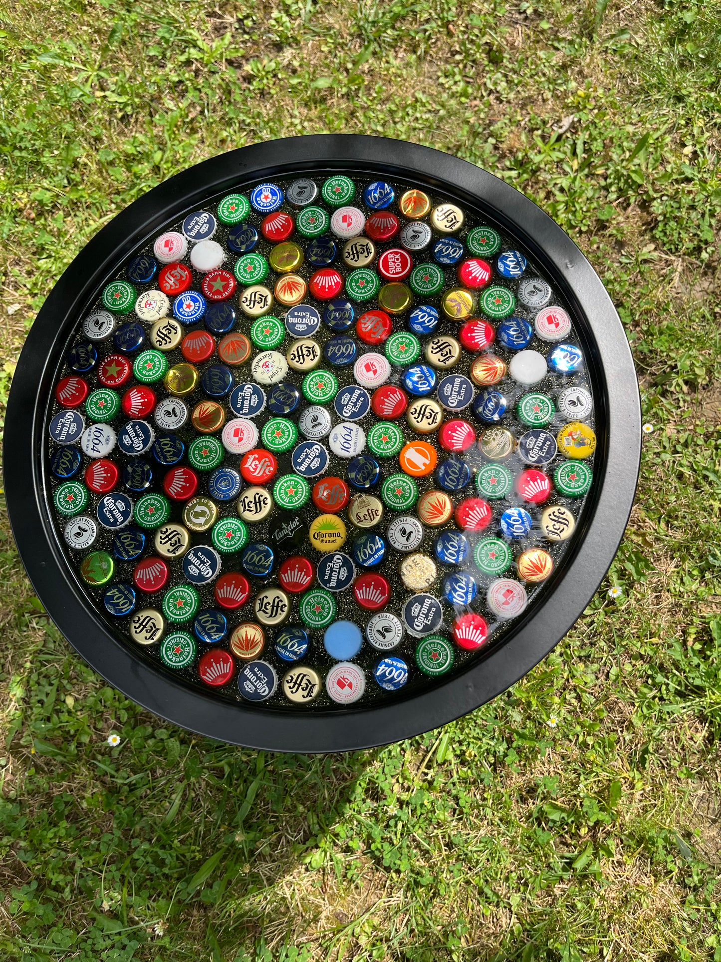 Table basse résine epoxy