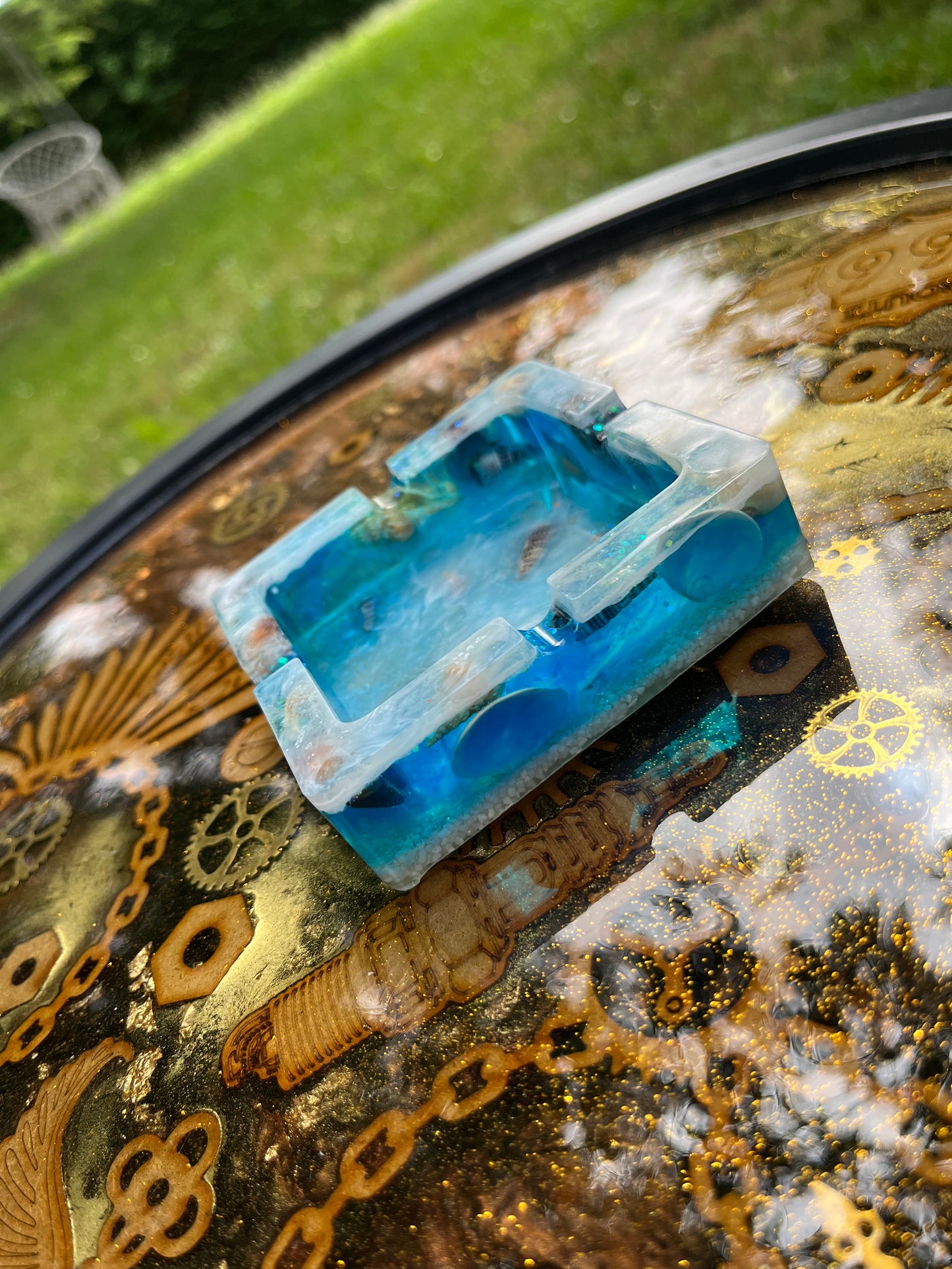 Cendrier résine epoxy