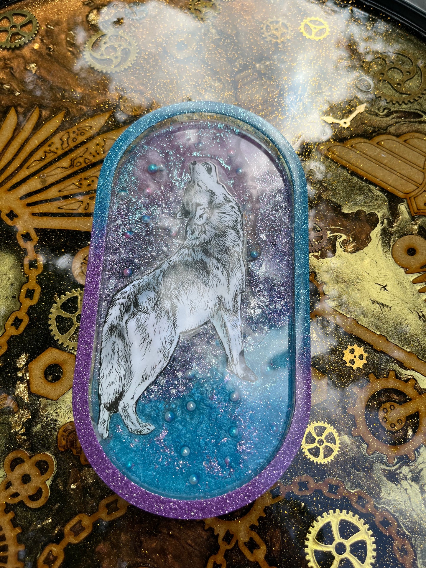 Vide poche résine epoxy