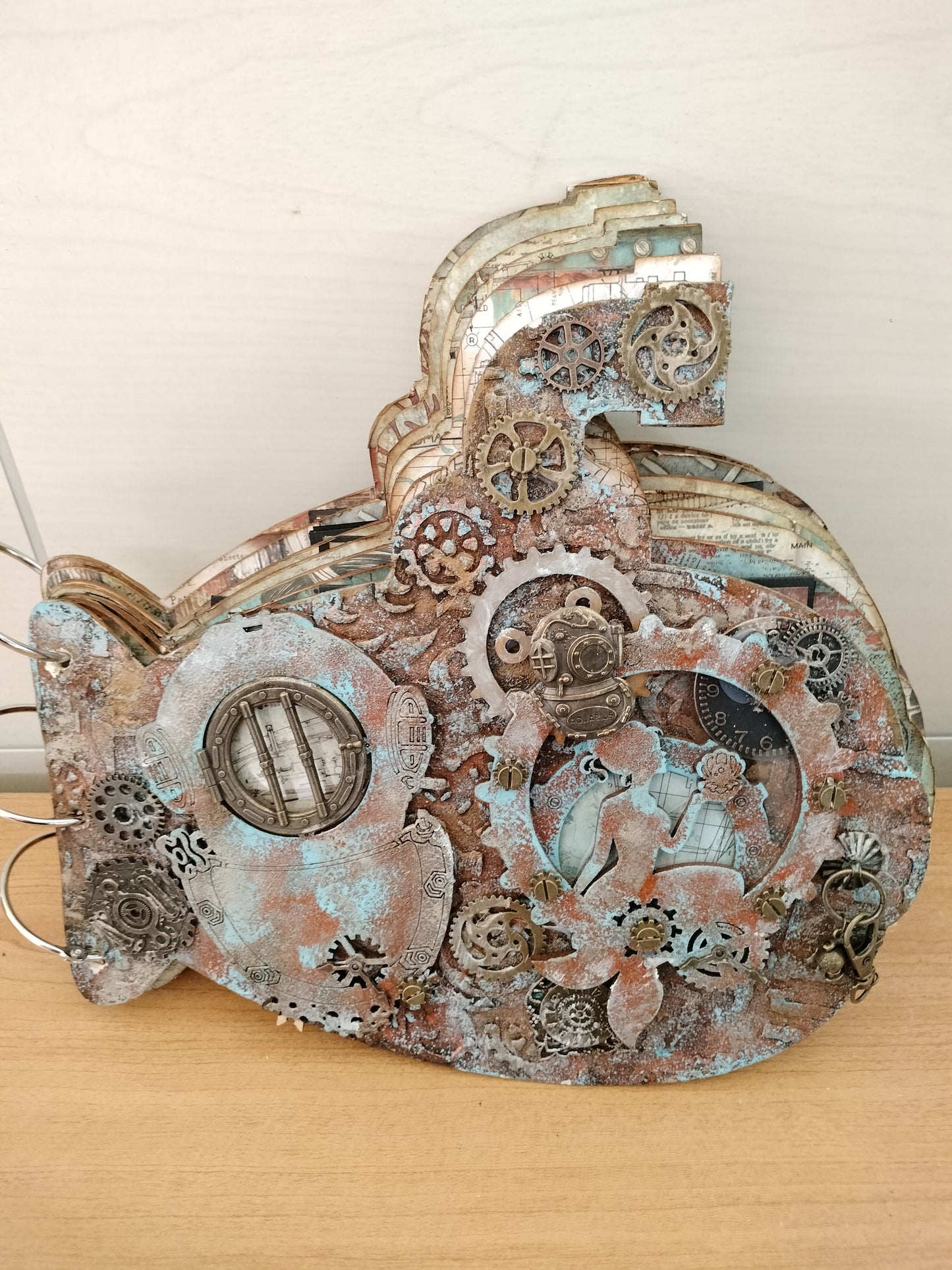 Album photos sous marin steampunk